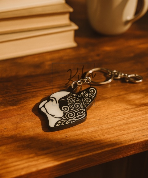 Buldog Francuski ornament bez/z TAG