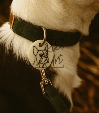 Buldog Francuski adresówka z TAG