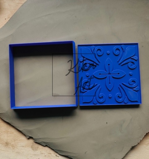 Wykrojnik do płytki „Ornament liściasty”