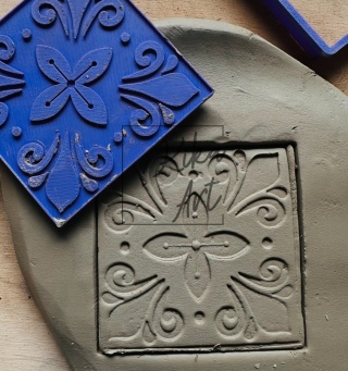 Wykrojnik do płytki „Ornament liściasty”