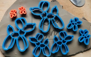 zestaw balloon dog 8 szt