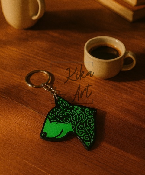 Bulterier ornament bez/z TAG