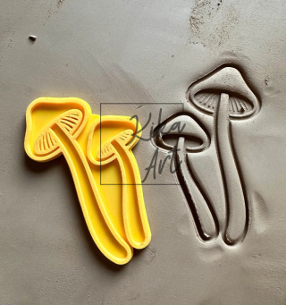 Stempel + wykrojnik grzybek 1