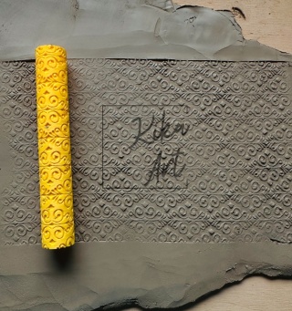 Wałek Ornamenty w zawijasy