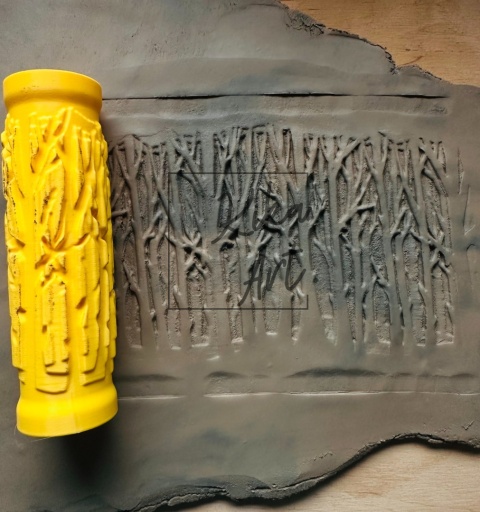 Wałek „Las o zmroku” -gałęzie