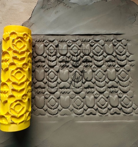 Wałek „Ludowe Tulipany” (folk duży)