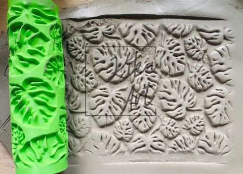 wałek teksturowany monstery