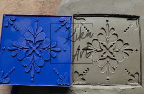 Wykrojnik do płytki „Liście i kropki”