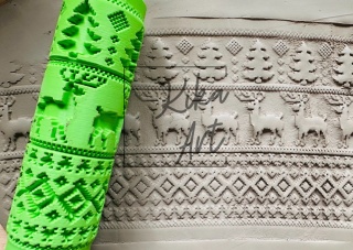 wałek sweterek świąteczny