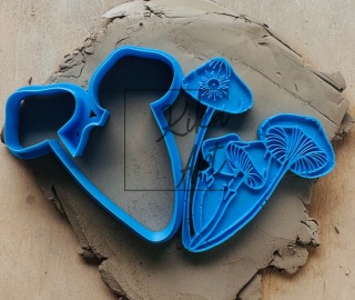 Grzyby z Promieniem – wykrojnik i stempel