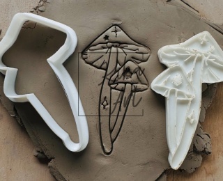 Grzybek Zaczarowany – wykrojnik i stempel