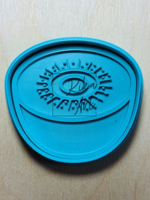 Kiwi – clay stamp + cutter (2 sizes)