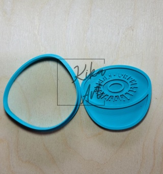 Kiwi – stempel + wykrojnik do gliny (2 rozmiary)