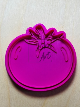 Pomidor – stempel + wykrojnik do gliny (2 rozmiary)