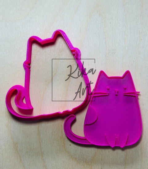 Kot Łatek – Stempel i wykrojnik do gliny