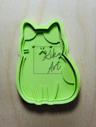 Kot Marzyciel – Stempel i wykrojnik do gliny