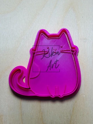 Kot Łatek – Stempel i wykrojnik do gliny