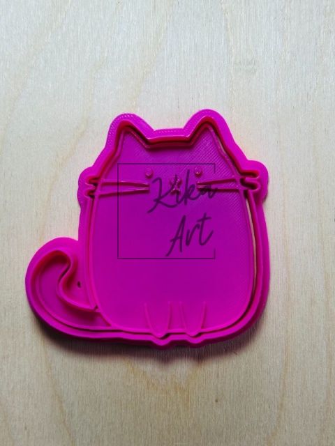 Kot Pączek – Stempel i wykrojnik do gliny