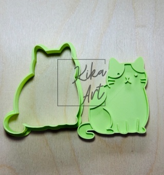 Kot Dżentelmen – Stempel i wykrojnik do gliny
