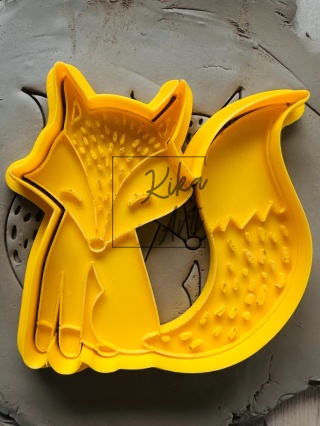 Wykrojnik + stempel – Lisek z puszystym ogonem