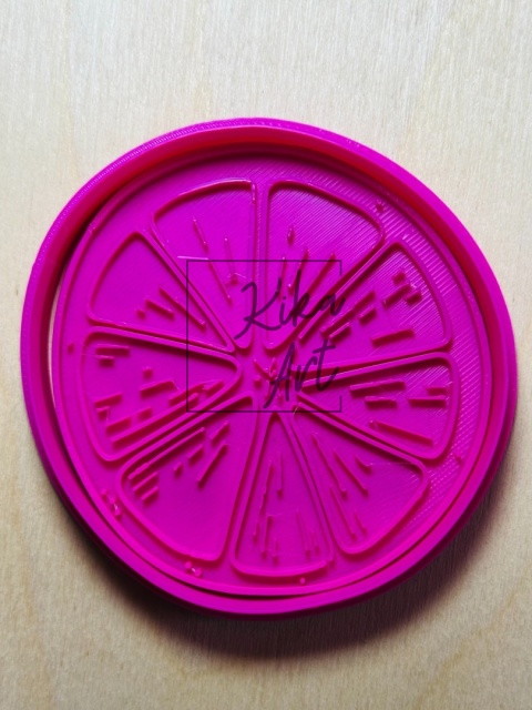 Citrus Slice – clay stamp + cutter (2 sizes)