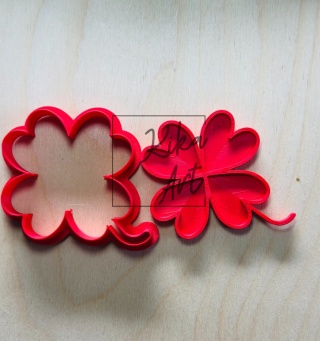 Koniczynka szczęścia – stempel + wykrojnik do gliny