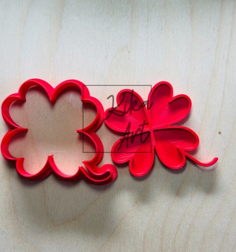 Koniczynka szczęścia – stempel + wykrojnik do gliny