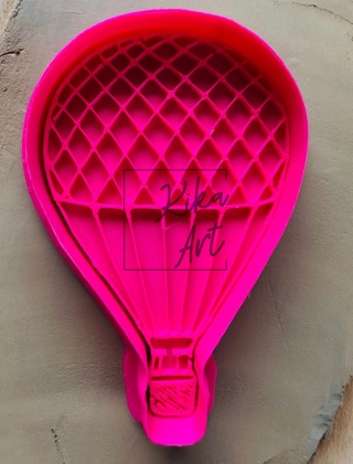 Stempel i wykrojnik „balon z kratką vintage”