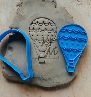 Stempel i wykrojnik „balon z koronką”