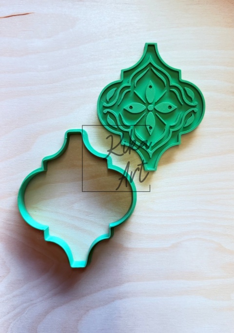 Stempel i wykrojnik do gliny - Nocny Ornament Marrakeszu