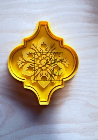 Stempel i wykrojnik do gliny - Pustynny kwiat