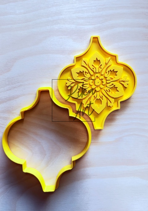 Stempel i wykrojnik do gliny - Pustynny kwiat