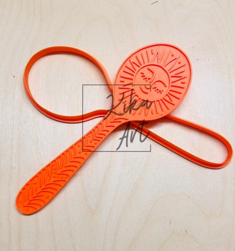 Clay stamp & cutter set – “Sun Spoon”