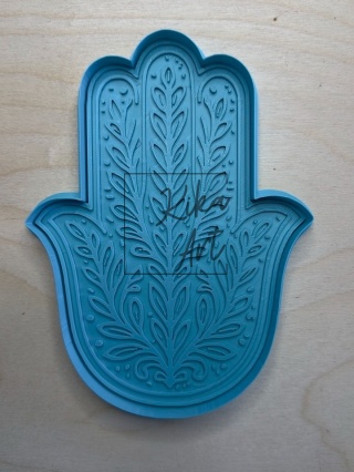 Stempel i wykrojnik duży – Hamsa roślinna