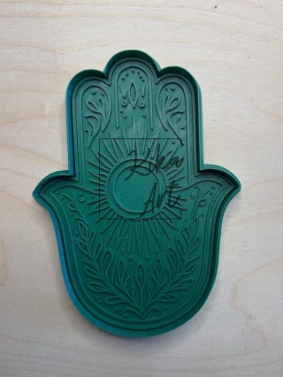 Stempel i wykrojnik duży – Hamsa słoneczna