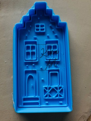 Stempel i wykrojnik kamieniczka z balkonem