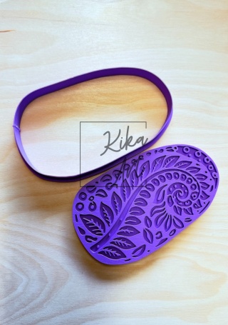 Clay Soap Dish Stamp & Cutter – “Forest Spiral”