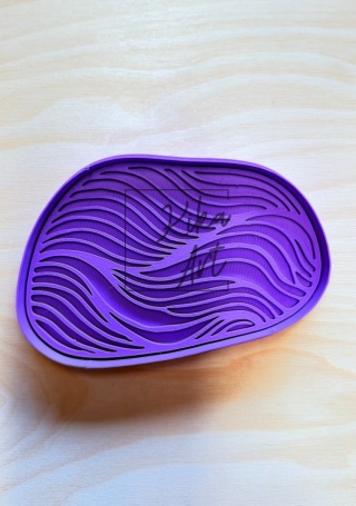 Clay Soap Dish Stamp & Cutter – Organic Wave Pattern