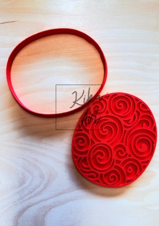 Clay Soap Dish Stamp & Cutter – “Forest Spiral”