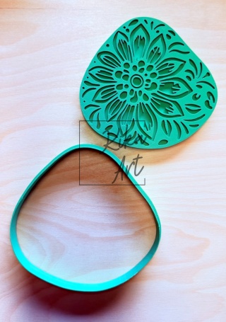 Clay Soap Dish Stamp & Cutter – “Bloom Mandala”