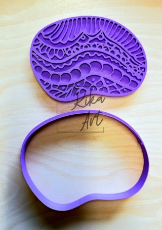 Clay Soap Dish Stamp & Cutter – Tribal Pattern