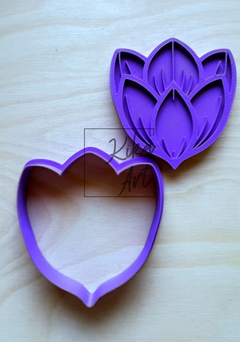 Wykrojnik + Stempel Magnolia – Klasyczna Elegancja w Twojej Pracowni!
