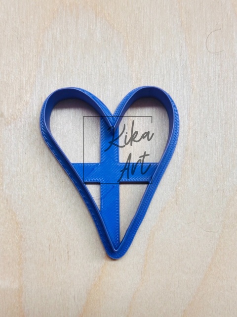 Wykrojniki do gliny – kopnięte serca (3 cm / 5 cm / 10 cm)