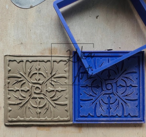 set tile cutter “gothic leaves”