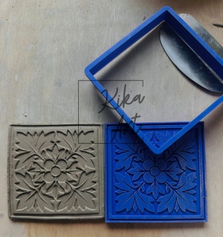 Wykrojnik do płytki „ornament kwiatowy”