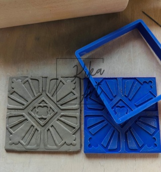 Wykrojnik do płytki „ornament witrażowy”