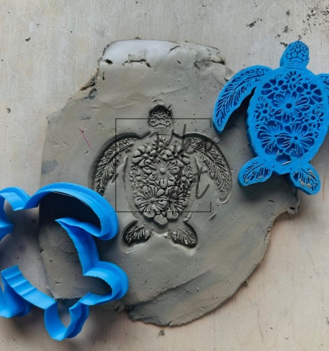 Żółw z mandalowym pancerzem