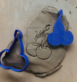 wiśnie– stempel i wykrojnik