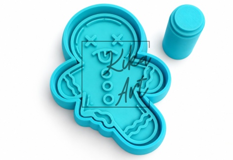 Piernik zombie – stempel i wykrojnik do gliny