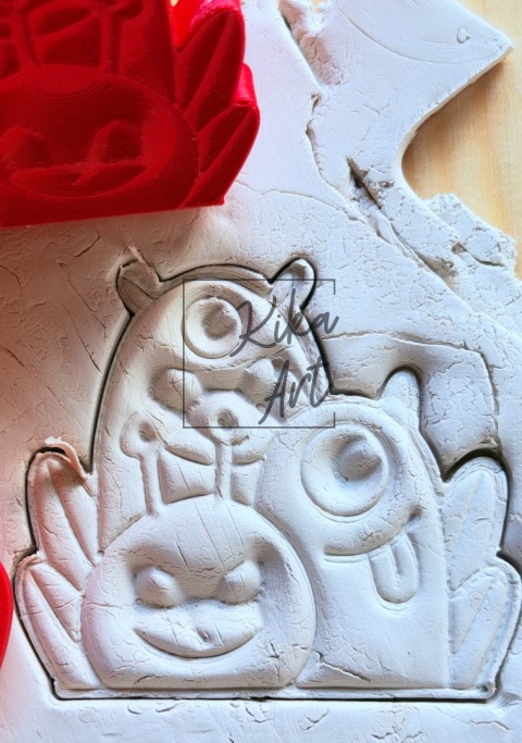 Stempel do gliny „Kosmiczna Ekipa”